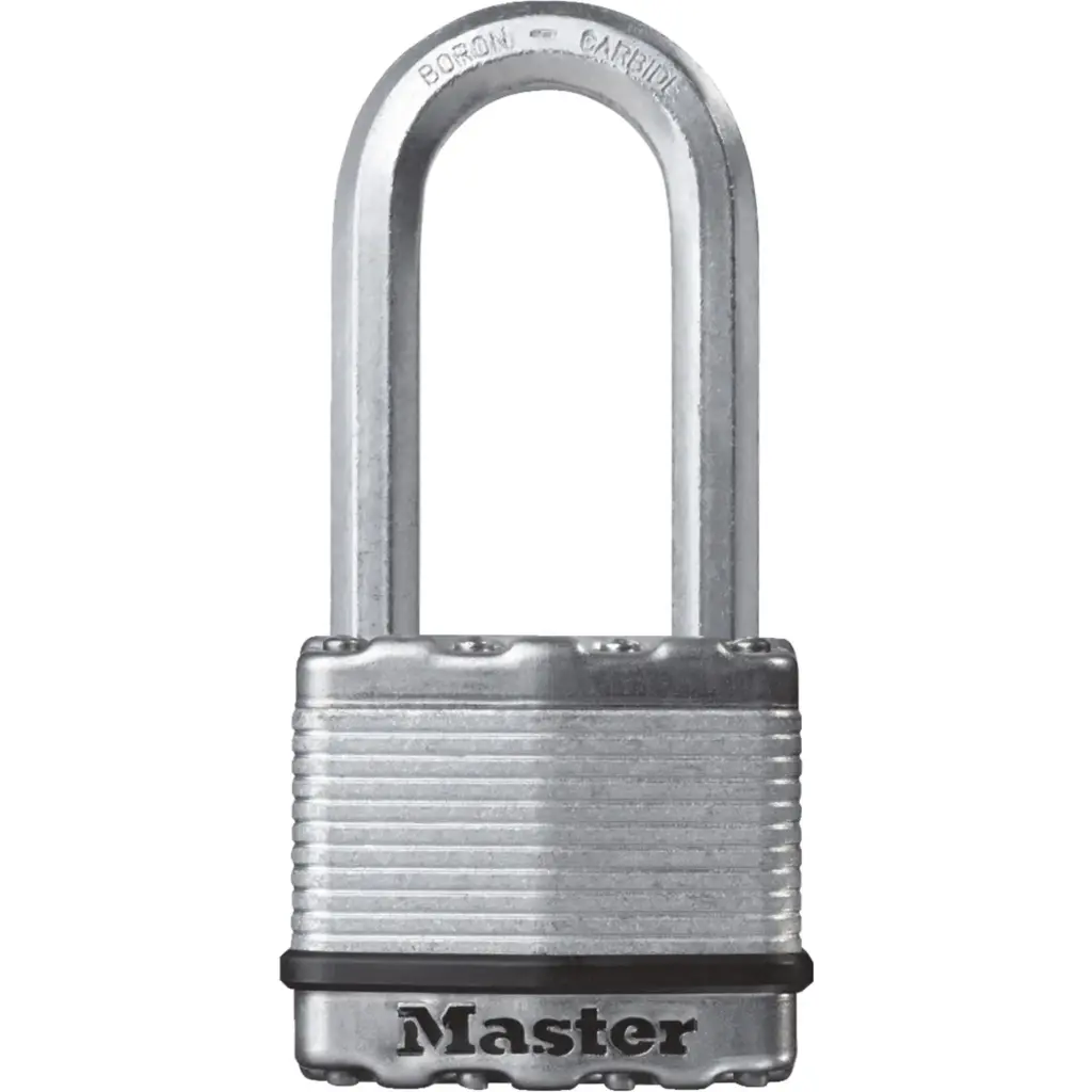 Master Lock 1-7/16 in. H X 2 in. W X 13/16 in. L Steel 4-Pin Cylinder Weather-Resistant Padlock