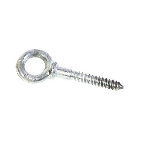 Baron 3/8 in. X 2-1/2 in. L Hot Dipped Galvanized Steel Lag Thread Eyebolt Nut Included