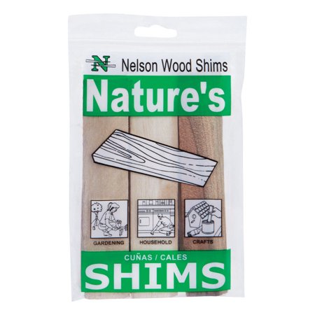 [5606165] Nelson 1.5 in. W X 6 in. L Wood Shim 9 Pk