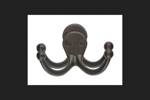 Ace Small Double Garment Hook 1 in. L Metal 2 Pk