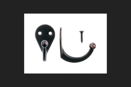 Ace Small Garment Hook 1-9/16 in. L Metal 2 Pk