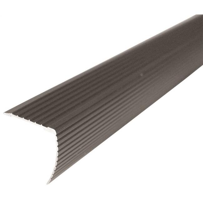 M-D Building Products CINCH 1.125 in. H X 1.125 in. W X 36 in. L Satin Nickel Aluminum Stair Edge