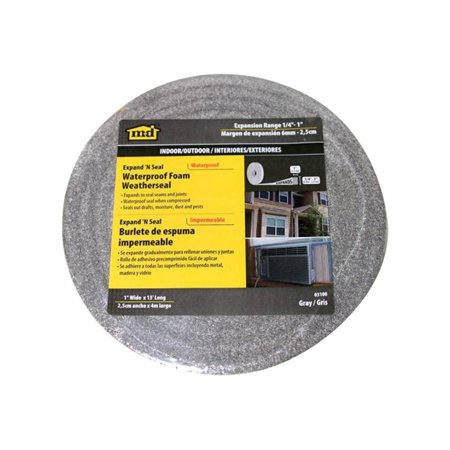 [5666961] 1 in. Black Expandable Foam PLATINUM Weatherseal for Uneven Gaps