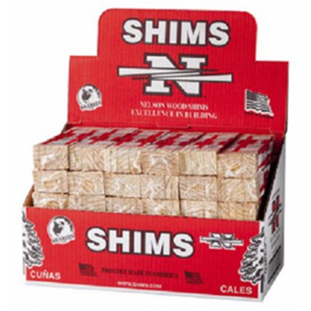 Nelson Wood Shims 1.4 in. W Wood Shim 12 Pack