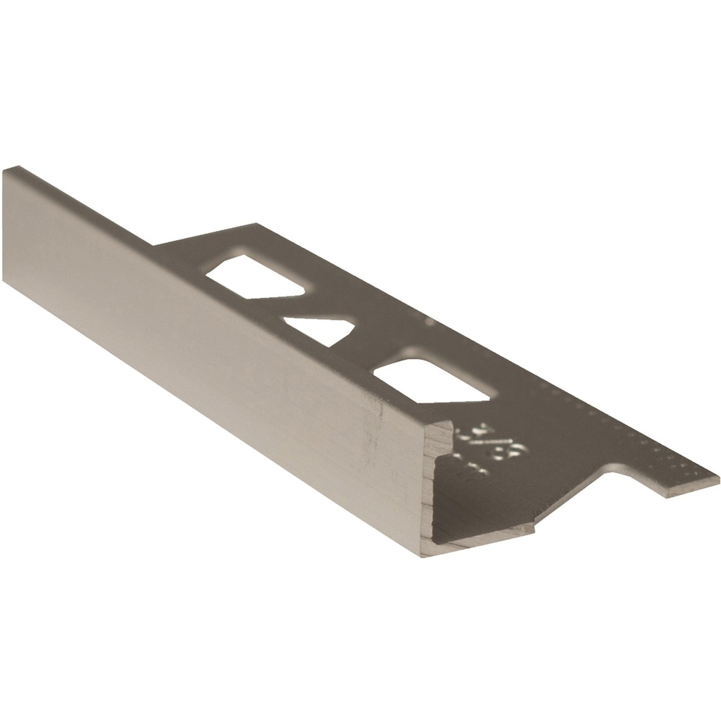 M-D Building Products 0.44 in. H X 1.125 in. W X 96 in. L Prefinished Clear Aluminum Tile Edge