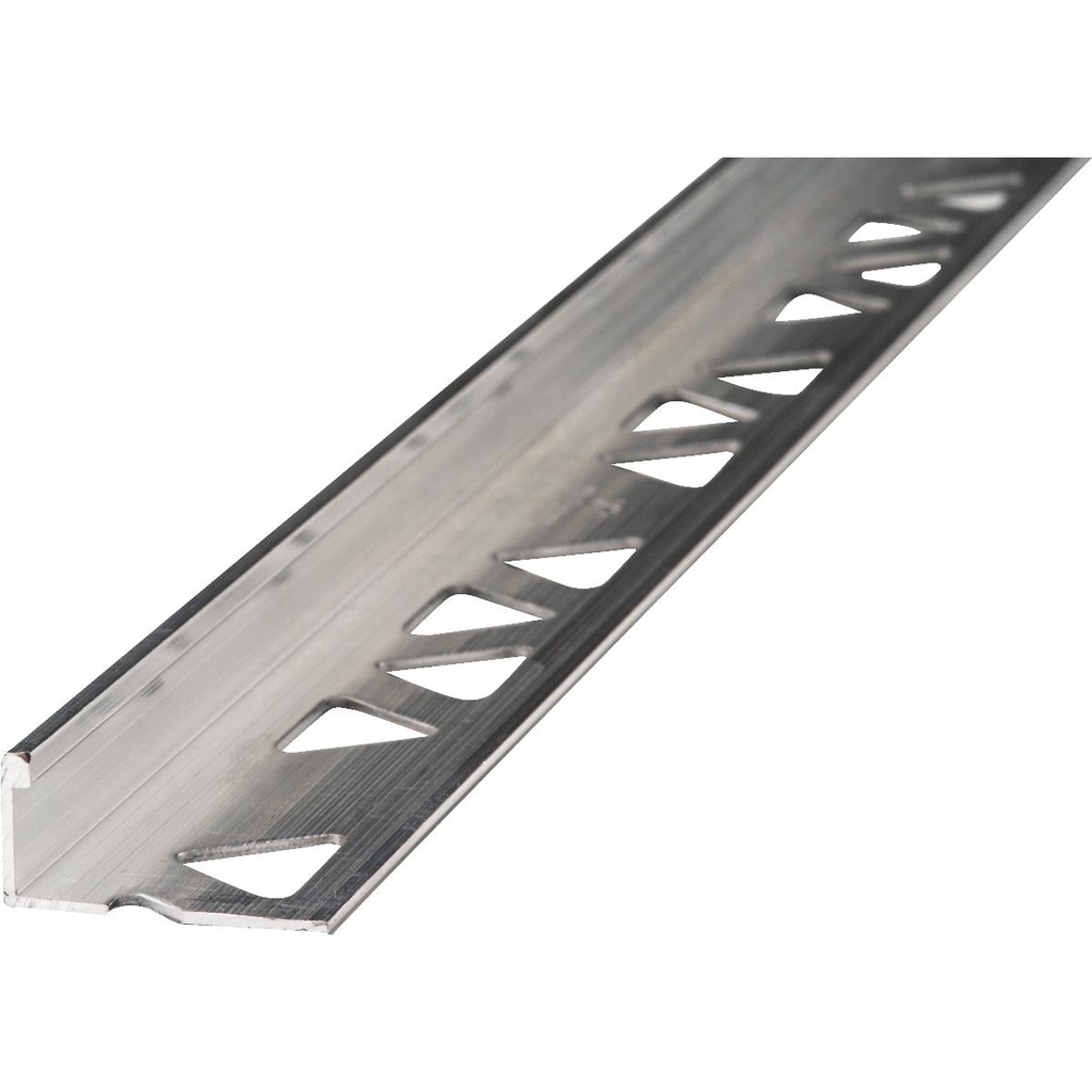 [5679915] 1/2 in. X 96 in. Mill Aluminum Tile Edge