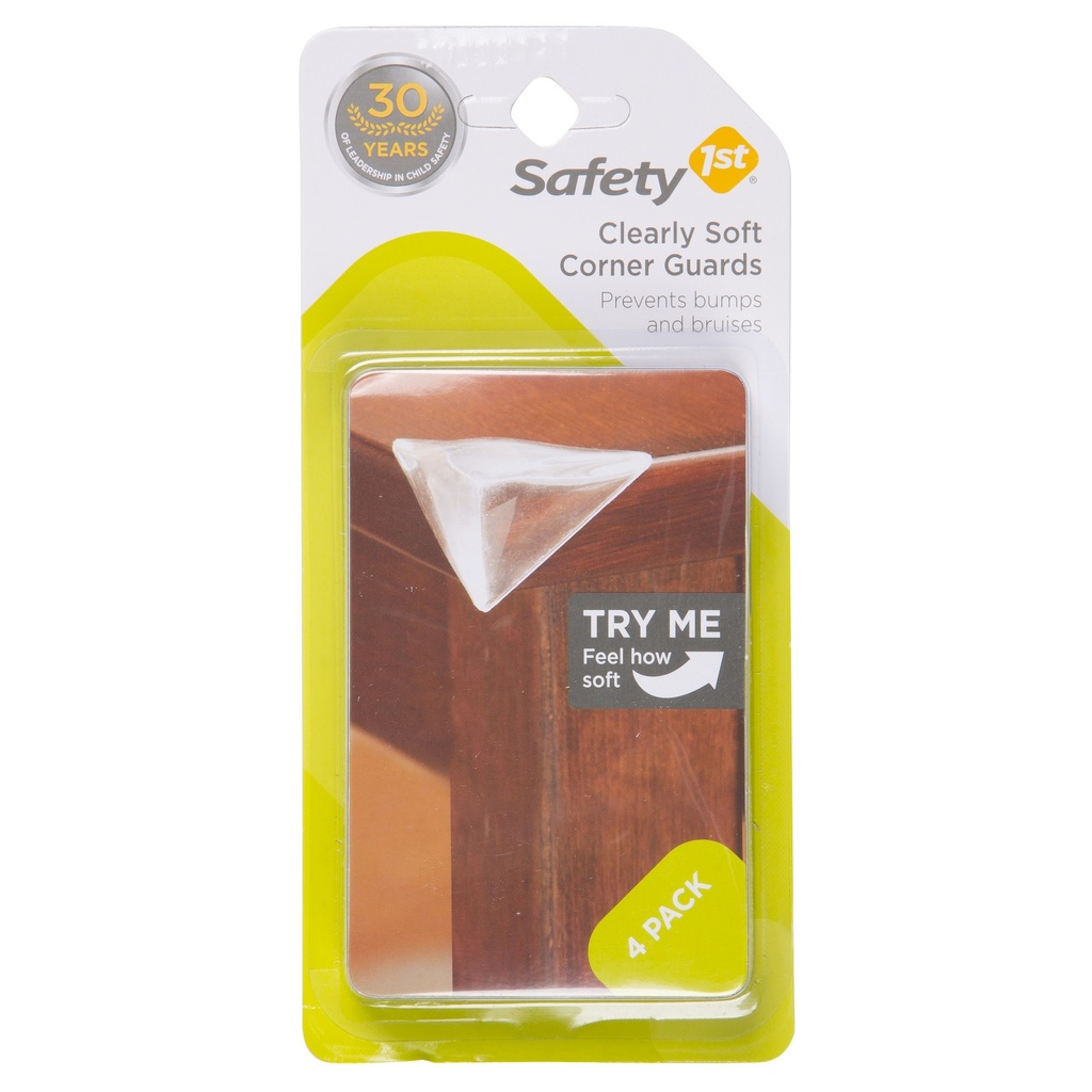 [5681192] Safety 1st Clearly Soft Corner Guards - 4pk