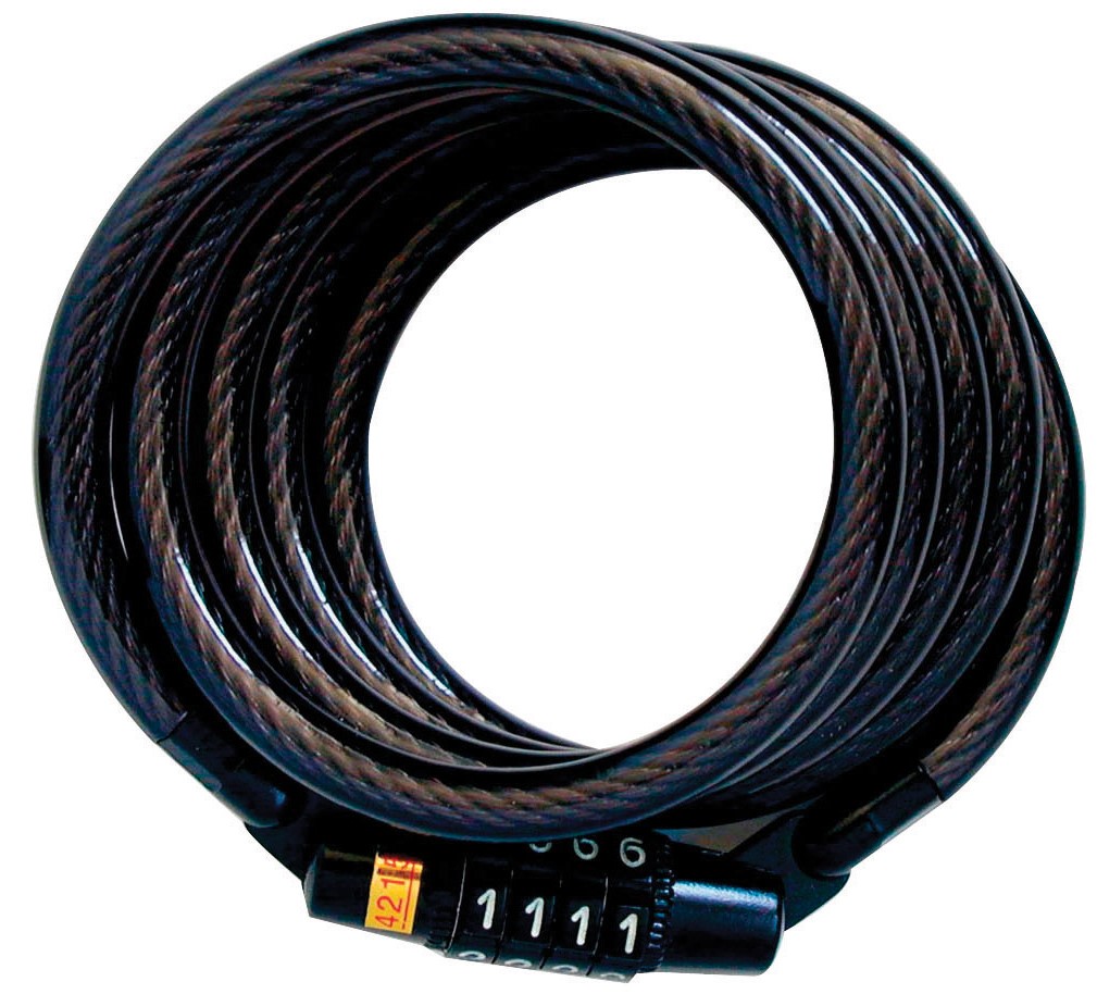 LOCK/CABLE COMBO 4'X5/16