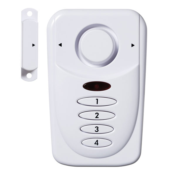 Sabre Elite White Plastic Door Alarm