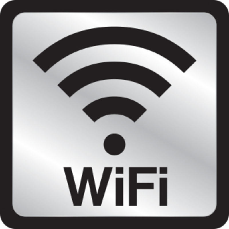 WIFI SIGN 4.5"X4.5"
