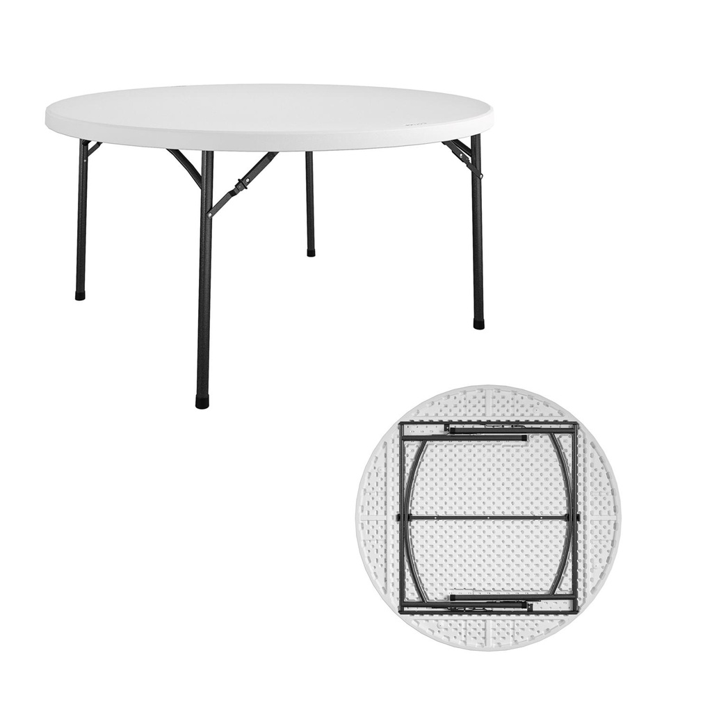 [6028618] Cosco 60 in. W X 60 in. L Round Folding Table