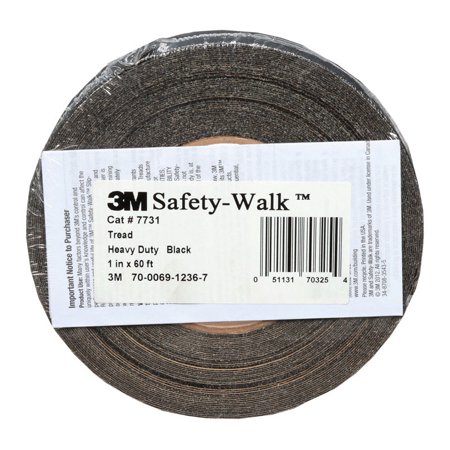 3M Safety-Walk Black Anti-Slip Tape 1 in. W X 60 Ft. L
