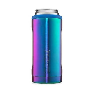 BrMate Hopsulator Slim Can Cooler Insulated for 12oz Slim Cans | Skinny Can Insulated Stainless Steel Drink Holder for Hard Seltzer  Beer  Soda  and E