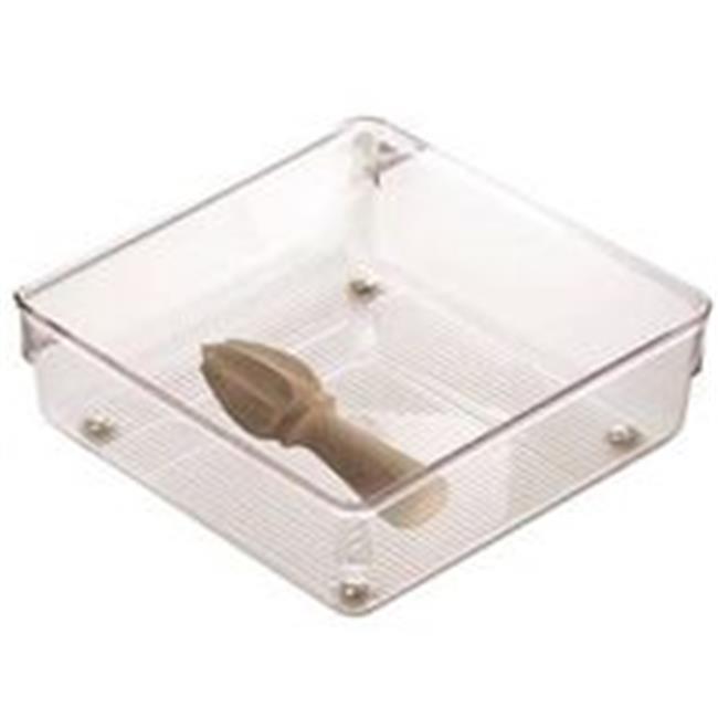 InterDesign 52630 Linus Drawer Organizer  6  X 6  X 2   Clear