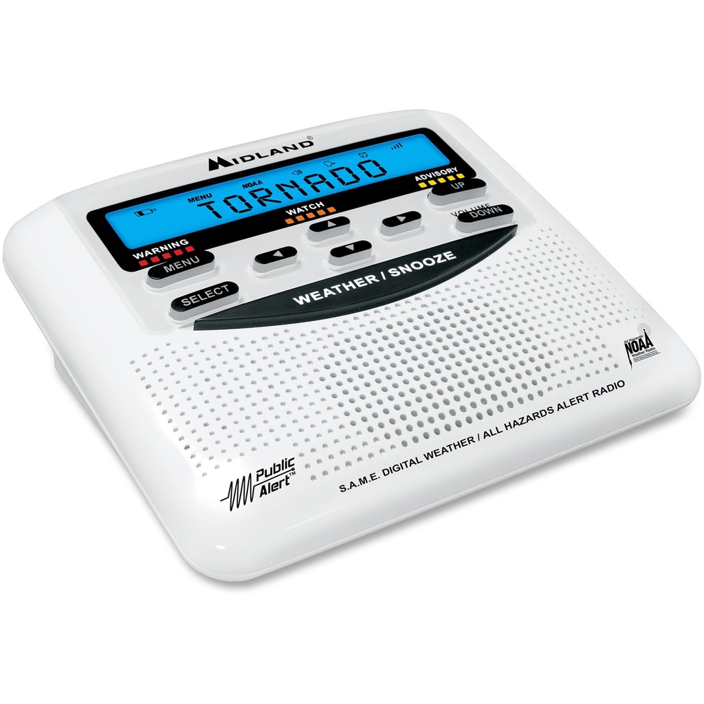 Midland Weather Alert Radio with Alarm Clock
