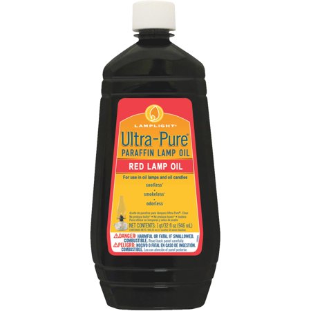 Lamplight Farms Ultra Pure Clean Burn Lamp Oil Red 32 Oz