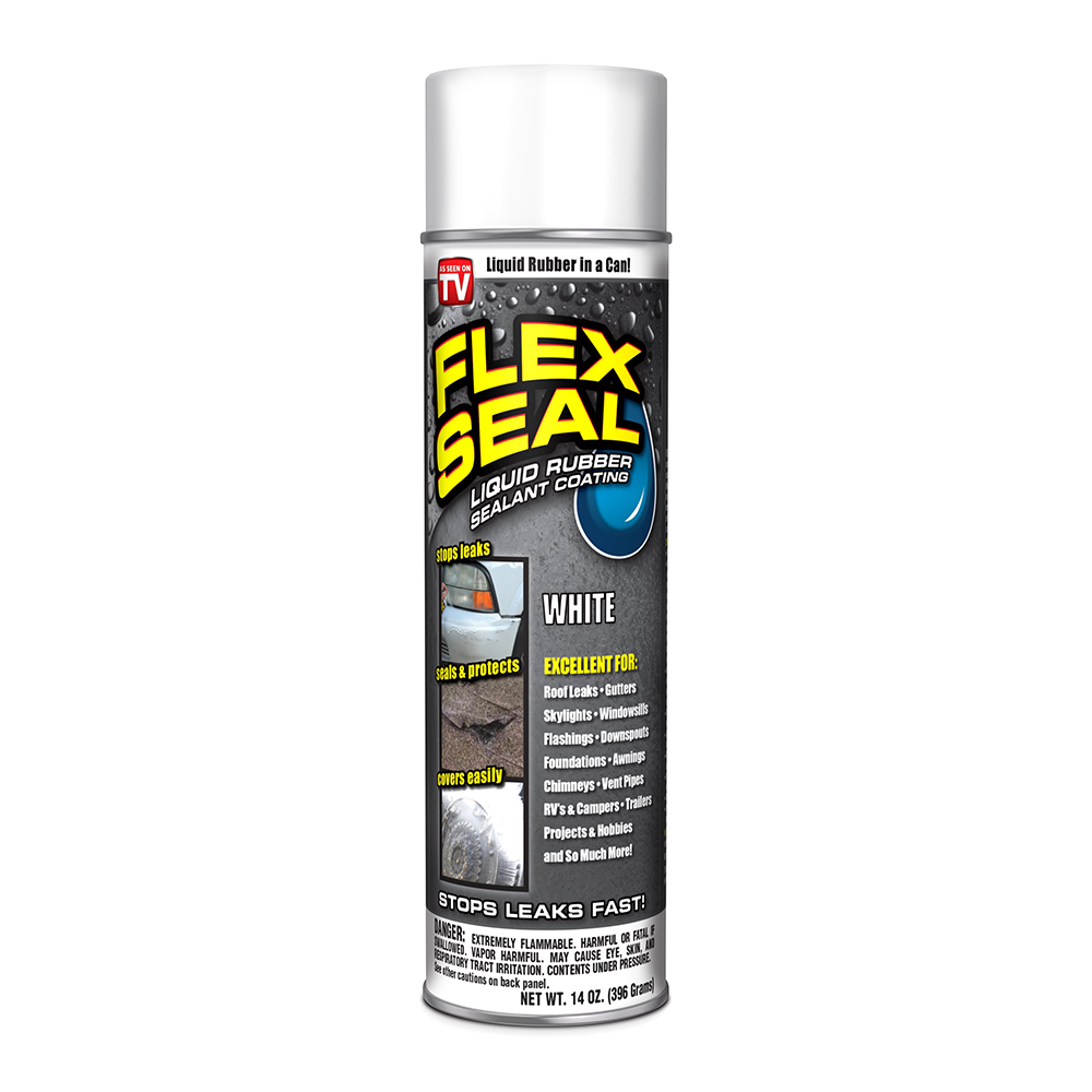 Flex Seal Satin White Rubber Spray Sealant 14 Oz.