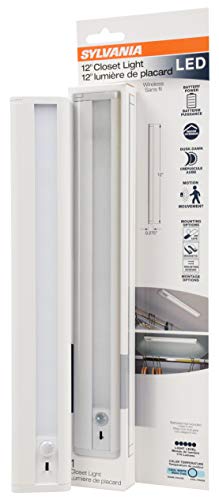 LEDVANCE 64998 Sylvania 12" Battery Powered Closet, Bright Light