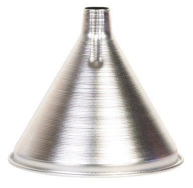 Harold Import Silver 4 in. H Aluminum 12 Oz Funnel