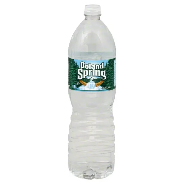Poland Spring 100% Natural Spring Water Plastic Bottle, 50.7 Oz
