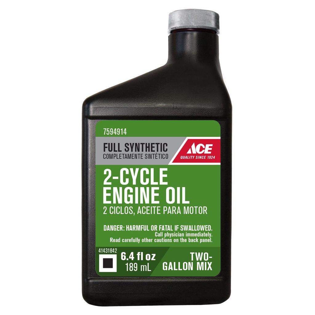 Ace Full Synthetic 2-Cycle Engine Oil 6.4 Oz