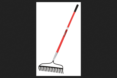 Ace 57 in. 16 Tine Steel Bow Rake Fiberglass Handle