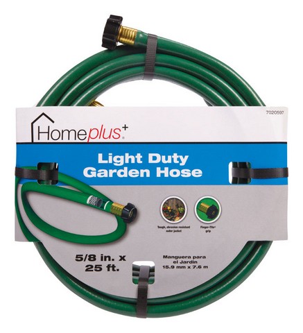 [7020597] Home Plus 5/8 in. D X 25 Ft. L Light Duty Garden Hose