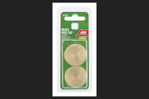 Ace 3/4 in. Brass Hose End Caps Female Threaded