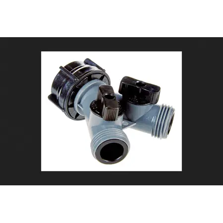 Ace Plastic Threaded Female/Male 2-Way Shut-off Valve