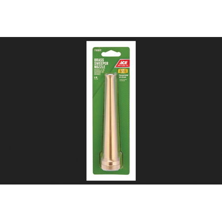 NOZZLE SWEEPER BRASS 6"
