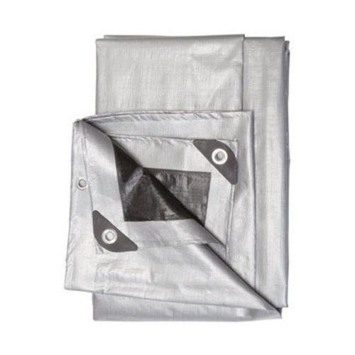 Ace 10 Ft. W X 12 Ft. L Heavy Duty Polyethylene Tarp Black/Silver