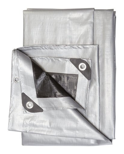 [7191992] Ace 20 Ft. W X 20 Ft. L Heavy Duty Polyethylene Tarp Black/Silver