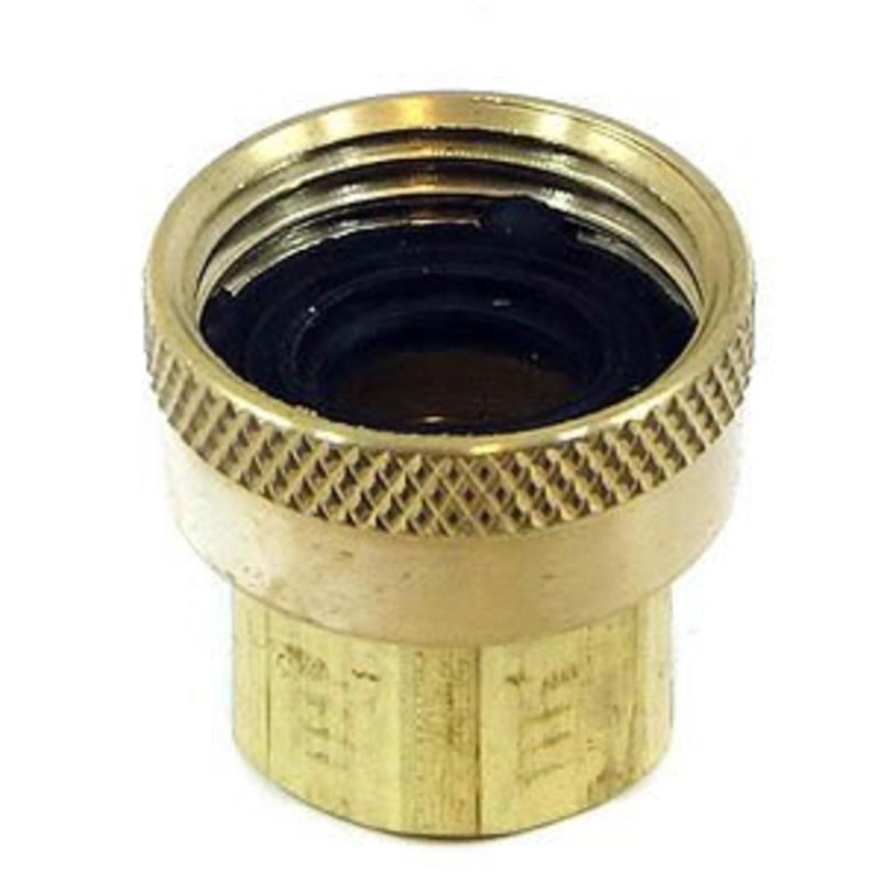 Ace 3/4 in. FHT X 1/2 in. Female in. Brass Threaded Female Hose Adapter
