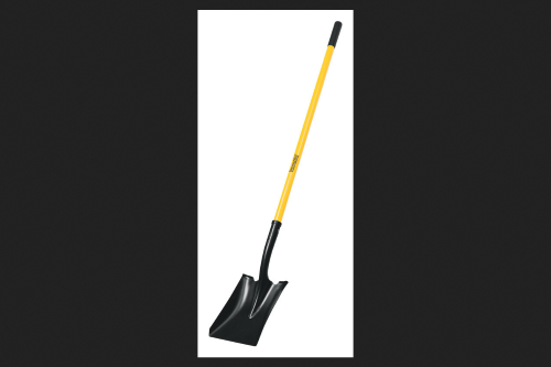 [7198211] Home Plus Steel 8.75 in. W X 57 in. L Square Point Shovel Fiberglass Handle