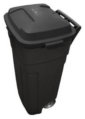 GARBAGE CAN PLASTC 34GAL