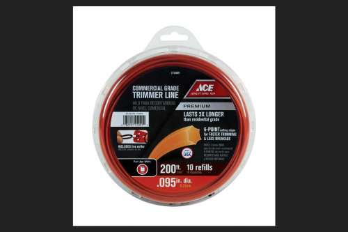 Ace Premium Commercial Grade 0.095 in. D X 200 Ft. L Trimmer Line