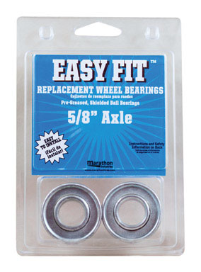 [7264757] Marathon Easy Fit 500 Lb. Cap. Wheel Bearings Steel 2 Pk