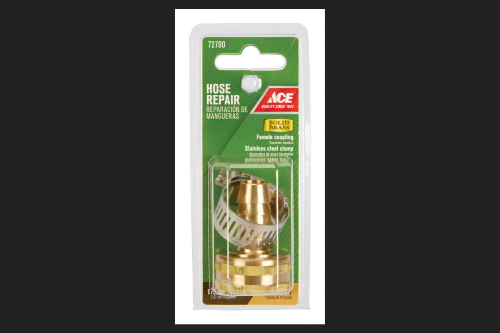 [72700] Ace 1/2 in. Hose Barb X 3/4 in. FHT in. Brass Threaded Female Hose Repair