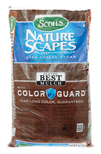 Scotts Nature Scapes Deep Forest Brown Enhanced Mulch - 2 Cu Ft
