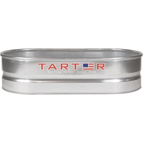 Tarter Farm Oval Galvanized Stock Tank - 44 Gal