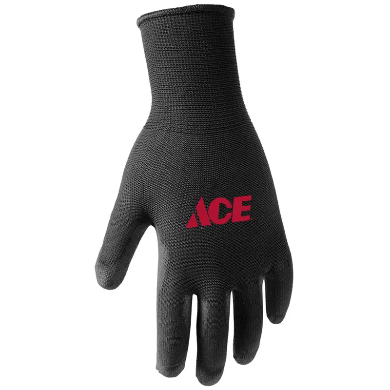 ACE GLOVES POLY COATED L