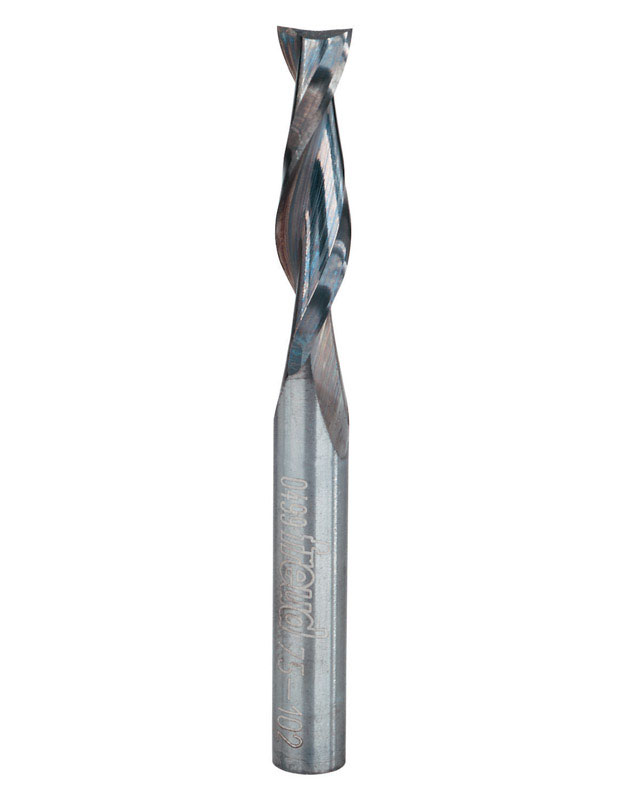 Freud 1/4 in. D X 2-1/2 in. L Carbide up Spiral Router Bit