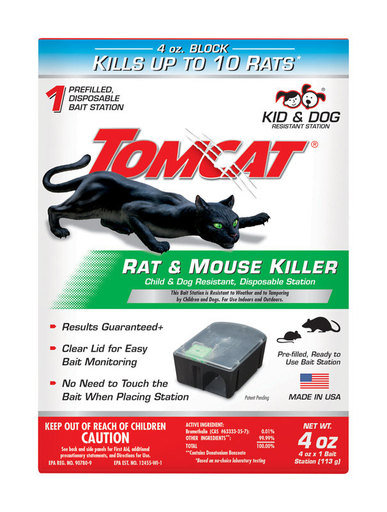 Tomcat Bait Station Blocks for Mice and Rats 4 Oz 1 Pk