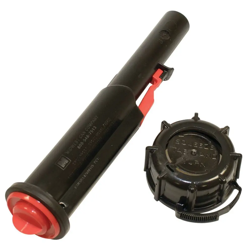 Midwest Can 11 in. L Plastic Replacement Quick Flow Spout and Cap