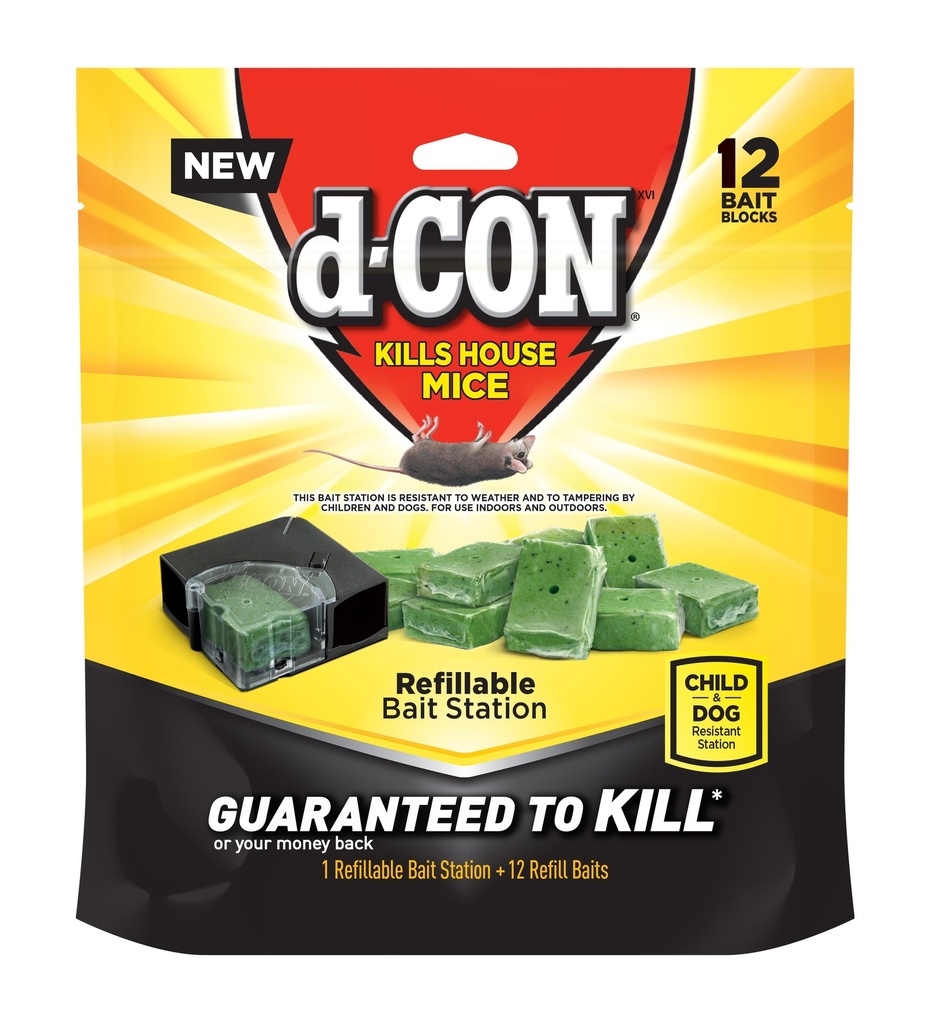 D-CON Bait Station Blocks for Mice