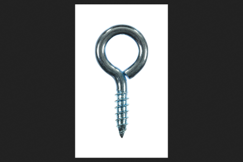 [76460] Ace 1/4 1-13/16 in. L Zinc-Plated Steel Screw Eye 5 Pk