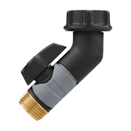 Orbit Pro Flo 3/4 in. Metal Threaded Female/Male Gooseneck Hose Adapter