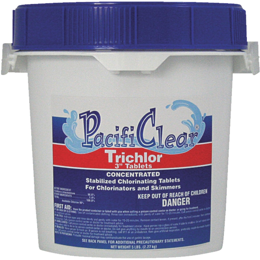 3" CHLORINE TABLET 5LB. PACIFICL