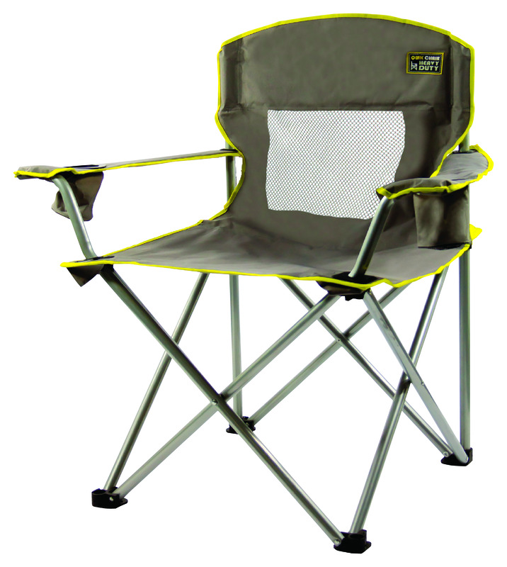 QuikChair Gray Big Gy Folding Quad Chair
