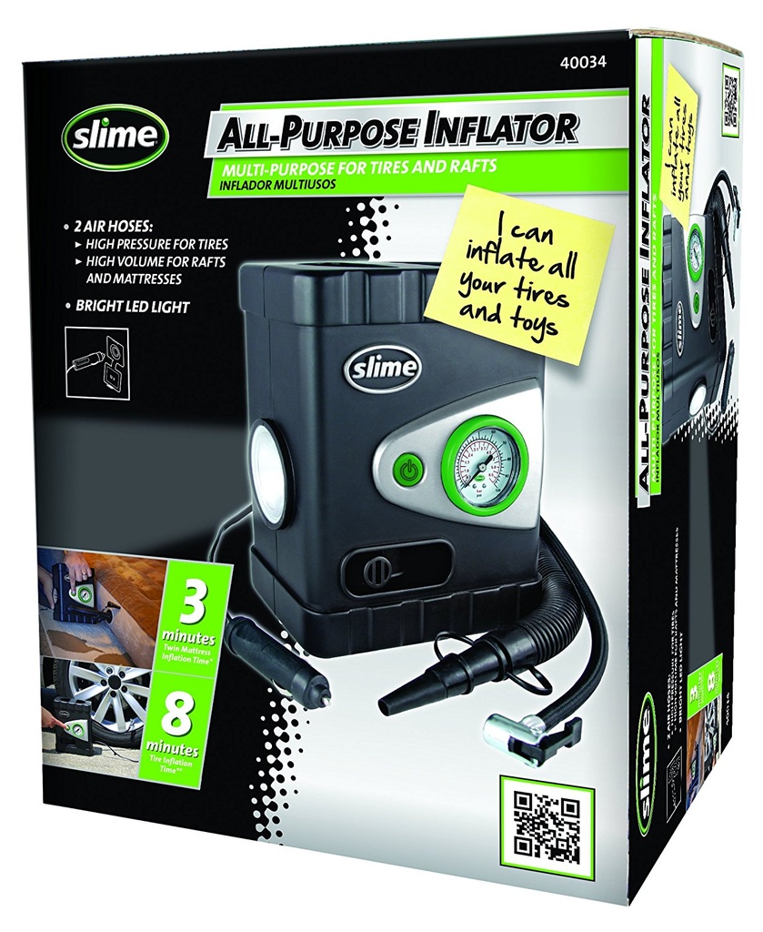 Slime 12 V 60 PSI Inflator/Compressor